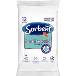 Photo of Sorbent Anti-Bacterial Wipes 12 Pack