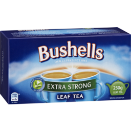 Photo of Bushells Blue Label Black Leaf Tea Extra Strong 250g