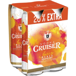 Photo of Cruiser 7% Mango Raspberry 4x300ml Cans