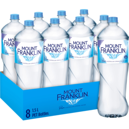 Photo of Mt. Franklin Mount Franklin Spring Water Multipack Bottles 8 X 1.5l 