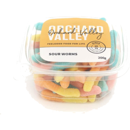 Photo of Orchard Valley Sour Worms 200g
