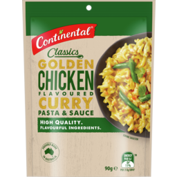 Photo of Continental Golden Chicken Flavoured Curry Pasta & Sauce