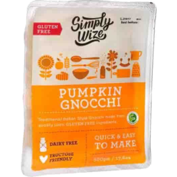 Photo of Simply Wize Gluten Free Pumpkin Gnocchi