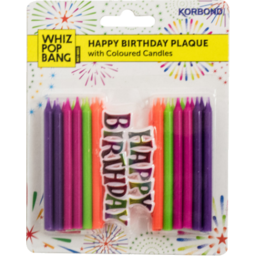 Photo of Whiz Pop Bang Happy Birthday Plaque