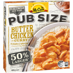 Photo of MCCAIN PUB SIZED BUTTER CHICKEN 480GM
