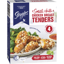 Photo of Steggles Chicken Breast Tenders, Sweet Chilli 400 gm