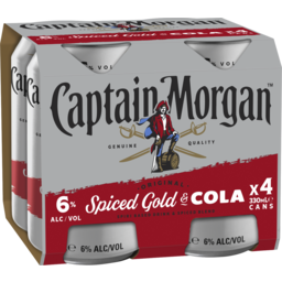 Photo of Captain Morgan Original Spiced Gold & Cola Can