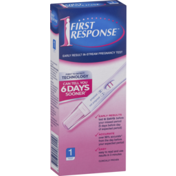 Photo of First Response Instream Pregnancy Test 1 Pack 