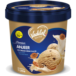 Photo of Vadilal Ice Cream - Anjeer 1ltr