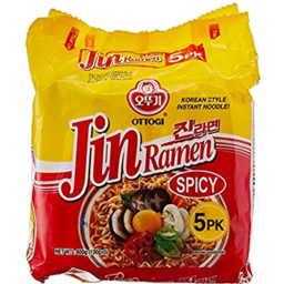 Photo of Ottogi Jin Ramen Spicy Noodle 5 Pack