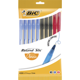 Photo of Bic Round Stick Assorted Pen 10pk