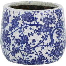 Photo of Ceramic Pot Blue Sml