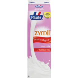Photo of Pauls Zymil Lactose Free Skim Fresh Milk 1l