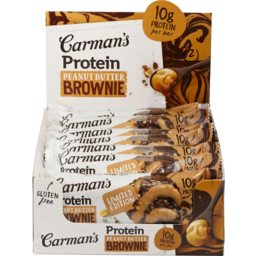 Photo of Carman's Peanut Butter Brownie Protein Bars 12.0x40g