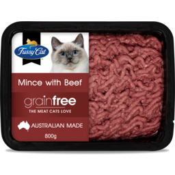 Photo of Fussy Cat Grain Free Finest Mince With Beef Chilled Cat Food 800g