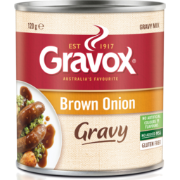 Photo of Gravox Brown Onion Gravy Mix Can