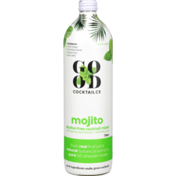 Photo of Good Cocktail Co Alcohol Free Cocktail Mixer Mojito 750ml