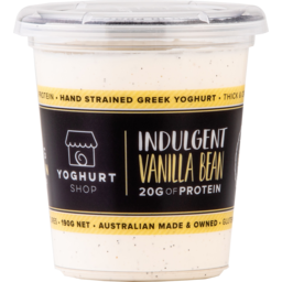 Photo of Yoghurt Shop Vanilla Bean Greek Yoghurt 190g