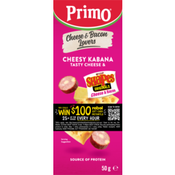 Photo of Primo Cheese & Bacon Lovers Kabana Cheese & Shapes