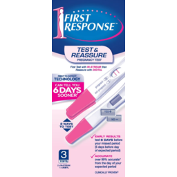 Photo of First Response Test & Reassure ays To Test Pregnancy Test 3 Pack