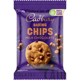Photo of Cadbury Milk Chocolate Baking Chips 200g