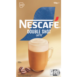 Photo of Nescafe Double Shot Latte Coffee Sachets 10 Pack 150g