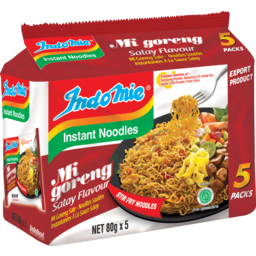 Photo of Indomie Instant Noodles Satay 5x80gm