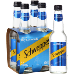 Photo of Schweppes Lemonade Dry Bottles 4 Pack