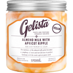 Photo of Gelista Almond Milk With Apricot Ripple 570ml