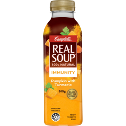 Photo of Campbells Real Soup Immunity Pumpkin With Turmeric 515g