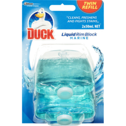 Photo of Duck Liquid Rim Block Aqua Burst 2x50ml