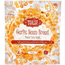 Photo of Tulsi Garlic Naan Bread Twin Pack