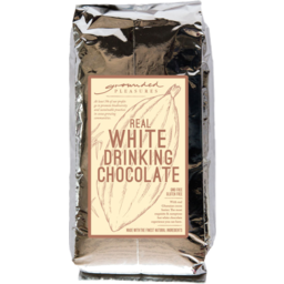 Photo of GROUNDED PLEASURES Drinking Chocolate Real White 200g