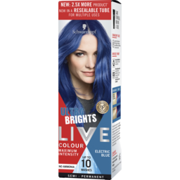 Photo of Schwarzkopf Live Colour Ultra Brights Electric Blue 75ml 75ml