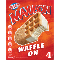 Photo of Peters Maxibon Waffle 4pk