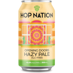 Photo of Hop Nation Opening Doors Hazy Pale Alc-Free Can