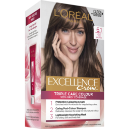 Photo of L'oréal Paris Excellence Crème Permanent Hair Colour - 6.1 Light Ash Brown