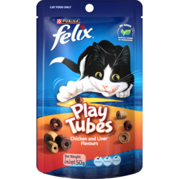 Photo of Purina Felix Play Tubes Chicken And Liver Flavours Cat Treats