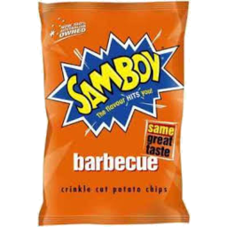 Photo of Samboy Chips BBQ Blast Carton