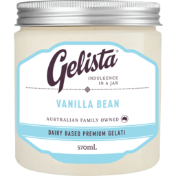 Photo of Gelista Vanilla Bean Dairy Based Premium Gelati 570ml