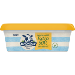 Photo of Devondale 25% Less Fat Extra Soft Spreadable