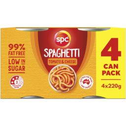 Photo of SPC Spaghetti Tomato & Cheese 4 Pack
