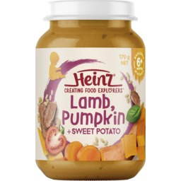 Photo of Heinz Lamb Pumpkin & Sweet Potato 6+ Months Mashed Baby Food