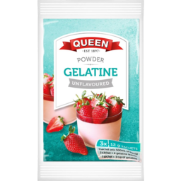 Photo of Queen Unflavoured Gelatine Powder 3 Pack