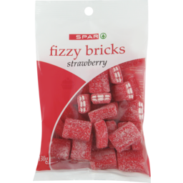Photo of SPAR Fizzy Strawberry Bricks 130gm