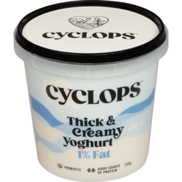 Photo of Cyclops Yoghurt Natural Probiotic 1% Fat 750g