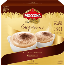 Photo of Moccona Cappuccino Cafe Style Coffee Sachets 30 Pack