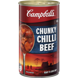 Photo of Campbell's Soup Chunky Chilli Beef 505gm