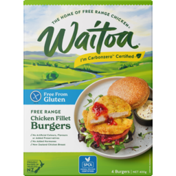 Photo of Waitoa Chicken Fillet Burger Gluten Free