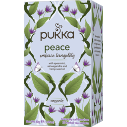 Photo of Pukka Herbs Organic Peace Tea 20 Pack 30g
